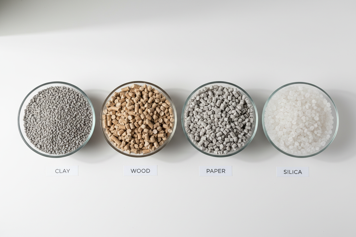What Is Cat Litter Made Of? Types, Ingredients & Health Considerations